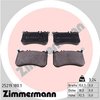 Zimmermann Brake Pad Set, 25219.180.1 25219.180.1